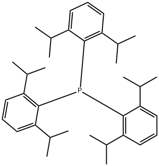 Phosphine, tris[2,6-bis(1-methylethyl)phenyl]- Structural