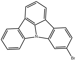 Indolo[3,2,1-jk]carbazole, 6-bromo- Structural