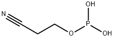 Propanenitrile, 3-[(dihydroxyphosphino)oxy]- Structural