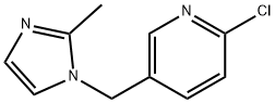 Pyridine, 2-chloro-5-[(2-methyl-1H-imidazol-1-yl)methyl]- Structural