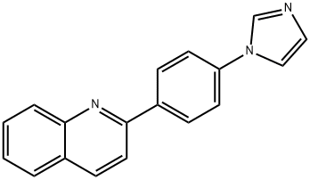 Quinoline, 2-[4-(1H-imidazol-1-yl)phenyl]- Structural