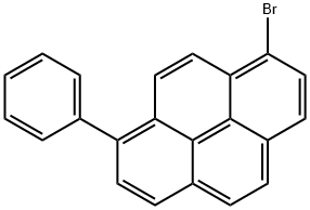 Pyrene, 1-bromo-8-phenyl- Structural