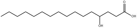 Hexadecanoic acid, 4-hydroxy- Structural