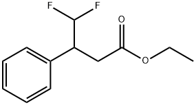Ethyl 4,4-difluoro-3-phenylbutanoate Structural