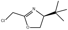 Oxazole, 2-(chloromethyl)-4-(1,1-dimethylethyl)-4,5-dihydro-, (4S)- Structural
