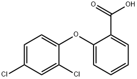 Benzoic acid, 2-(2,4-dichlorophenoxy)- Structural