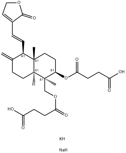 PotassiuM sodiuM Dehydroandrographolide Succinate Structural