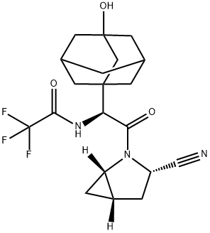 AcetaMide, N-[(1S)-2-[(1S,3S,5S)-3-cyano-2-azabicyclo[3.1.0]hex-2-yl]-1-(3-hydroxytricyclo[3.3.1.13,7]dec-1-yl)-2-oxoethyl]-2,2,2-trifluoro-