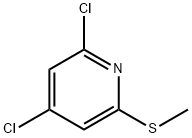 Pyridine, 2,4-dichloro-6-(methylthio)- Structural