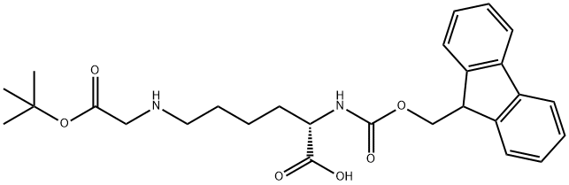 FMOC-LYS (tert-butyl acetate)-OH Structural