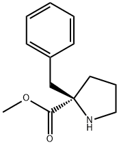 L-Proline, 2-(phenylmethyl)-, methyl ester Structural