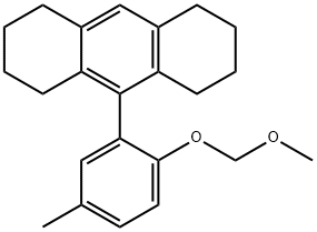 Anthracene, 1,2,3,4,5,6,7,8-octahydro-9-[2-(methoxymethoxy)-5-methylphenyl]- Structural