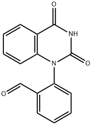Benzaldehyde, 2-(3,4-dihydro-2,4-dioxo-1(2H)-quinazolinyl)- Structural