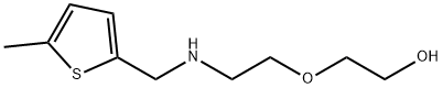 Ethanol, 2-[2-[[(5-methyl-2-thienyl)methyl]amino]ethoxy]- Structural