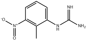 Guanidine, N-(2-methyl-3-nitrophenyl)- Structural Picture