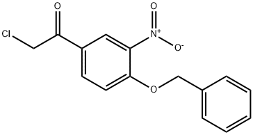 Ethanone, 2-chloro-1-[3-nitro-4-(phenylmethoxy)phenyl]- Structural