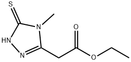 ethyl 2-(4-methyl-5-sulfanyl-4H-1,2,4-triazol-3-yl)acetate Structural
