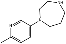 Hexahydro-1-(6-methyl-3-pyridinyl)-1H-1,4-diazepine Structural