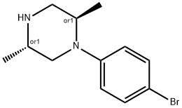 rel-(2R,5S)-1-(4-Bromophenyl)-2,5-dimethylpiperazine Structural