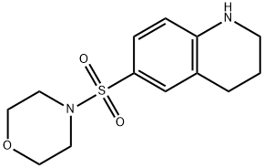 Quinoline, 1,2,3,4-tetrahydro-6-(4-morpholinylsulfonyl)- Structural