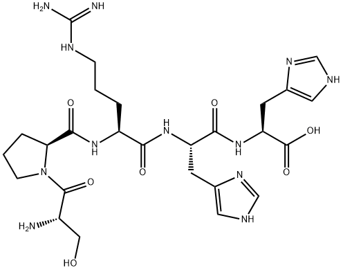 L-Histidine, L-seryl-L-prolyl-L-arginyl-L-histidyl- Structural