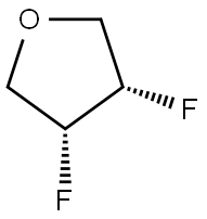 Furan, 3,4-difluorotetrahydro-, (3R,4S)-rel- Structural