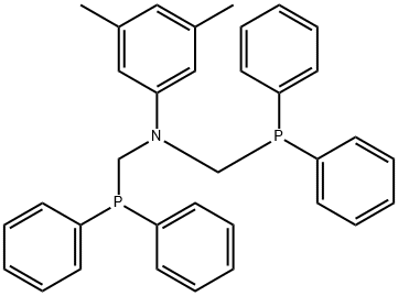 Benzenamine, N,N-bis[(diphenylphosphino)methyl]-3,5-dimethyl- Structural