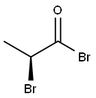 Propanoyl bromide, 2-bromo-, (2S)- Structural