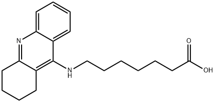Heptanoic acid, 7-[(1,2,3,4-tetrahydro-9-acridinyl)amino]- Structural