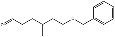 Hexanal, 4-methyl-6-(phenylmethoxy)- Structural