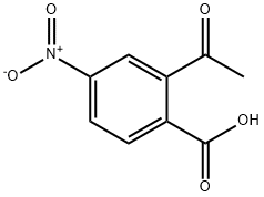 Benzoic acid, 2-acetyl-4-nitro- Structural