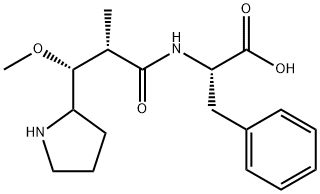 L-Phenylalanine, N-[(2R,3R)-3-methoxy-2-methyl-1-oxo-3-(2S)-2-pyrrolidinylpropyl]- Structural