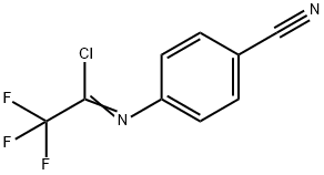 Ethanimidoyl chloride, N-(4-cyanophenyl)-2,2,2-trifluoro- Structural