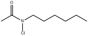 Acetamide, N-chloro-N-hexyl- Structural