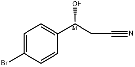 (R)-3-(4'-bromophenyl)-3-hydroxypropanenitrile Structural