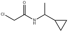 Acetamide, 2-chloro-N-(1-cyclopropylethyl)- Structural