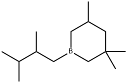 Borinane, 1-(2,3-dimethylbutyl)-3,3,5-trimethyl- Structural