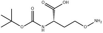 L-Homoserine, O-amino-N-[(1,1-dimethylethoxy)carbonyl]- Structural