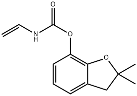 Carbamic acid, ethenyl-, 2,3-dihydro-2,2-dimethyl-7-benzofuranyl ester (9CI) Structural