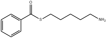 Benzenecarbothioic acid, S-(5-aminopentyl) ester Structural
