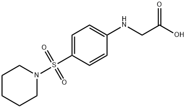 Glycine, N-[4-(1-piperidinylsulfonyl)phenyl]- Structural