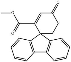 Spiro[2-cyclohexene-1,9'-[9H]fluorene]-2-carboxylic acid, 4-oxo-, methyl ester Structural