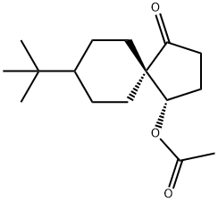 Spiro[4.5]decan-1-one, 4-(acetyloxy)-8-(1,1-dimethylethyl)-, cis- (9CI) Structural