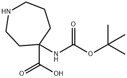 1H-Azepine-4-carboxylic acid, 4-[[(1,1-dimethylethoxy)carbonyl]amino]hexahydro-