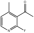 Ethanone, 1-(2-fluoro-4-methyl-3-pyridinyl)- Structural
