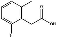 Benzeneacetic acid, 2-fluoro-6-methyl- Structural