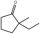 Cyclopentanone, 2-ethyl-2-methyl- Structural