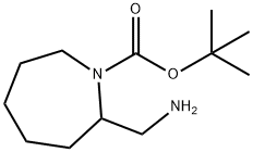 tert-butyl 2-(aminomethyl)azepane-1-carboxylate Structural