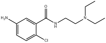 Benzamide, 5-amino-2-chloro-N-[2-(diethylamino)ethyl]- Structural