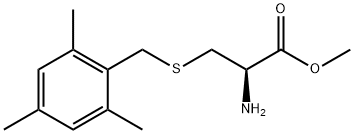 L-Cysteine, S-[(2,4,6-trimethylphenyl)methyl]-, methyl ester Structural